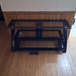 Glass and Metal Table