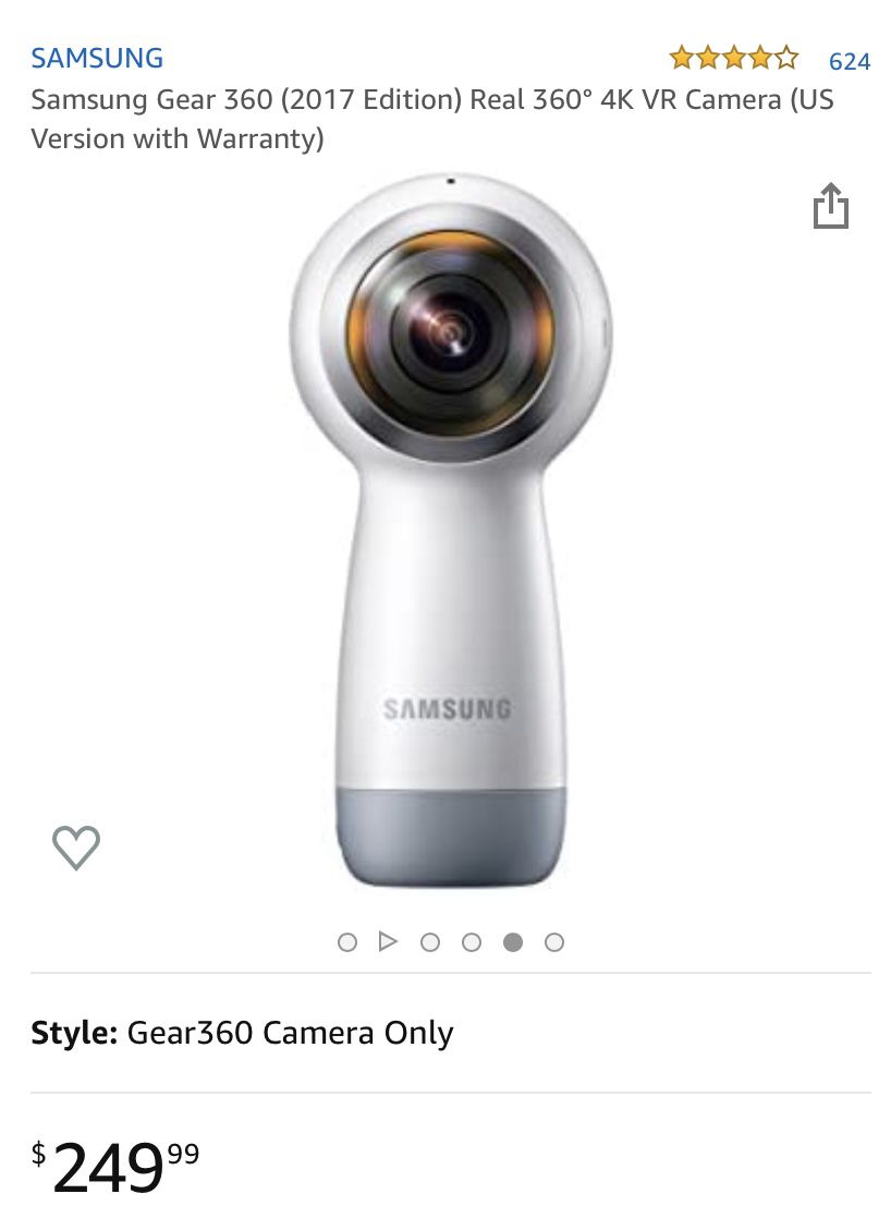 Gear 360 Pro Camera
