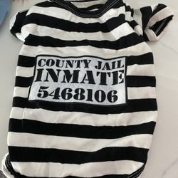 Jail Bird Dog Costume Size L