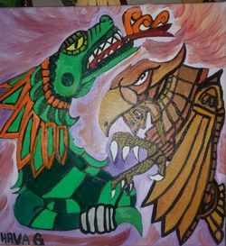 La Señal Oil Painting