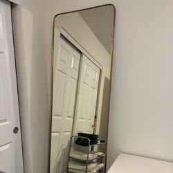 Tall Full Length Gold Mirror