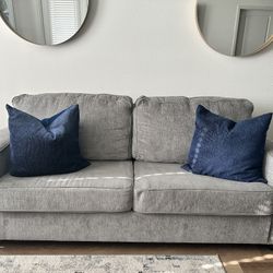 Cozy & Stylish Gray Sofa