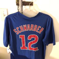 Kyle Schwarber Chicago Cubs majestic youth player tee XL