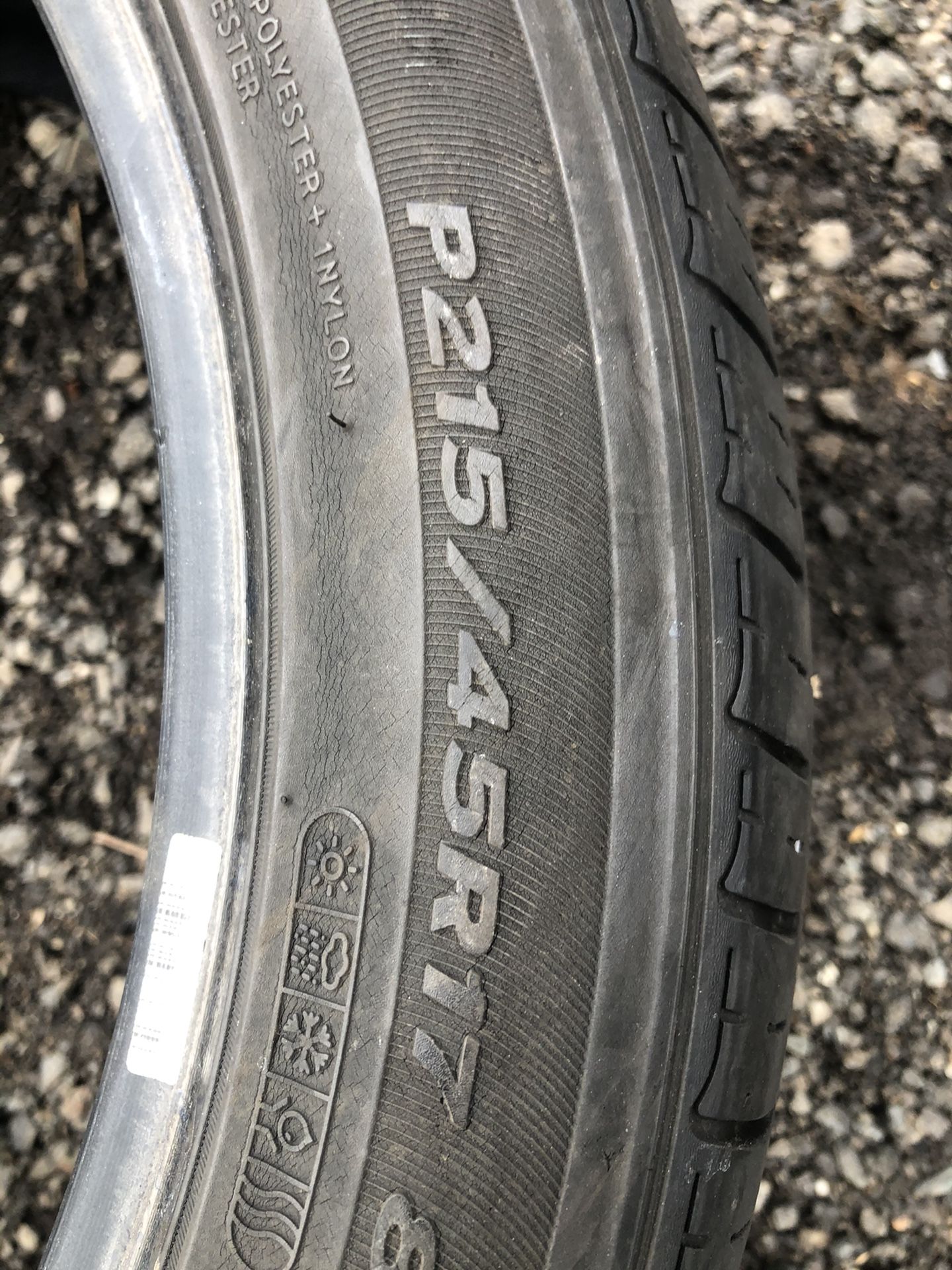 One Tire 215 45 17