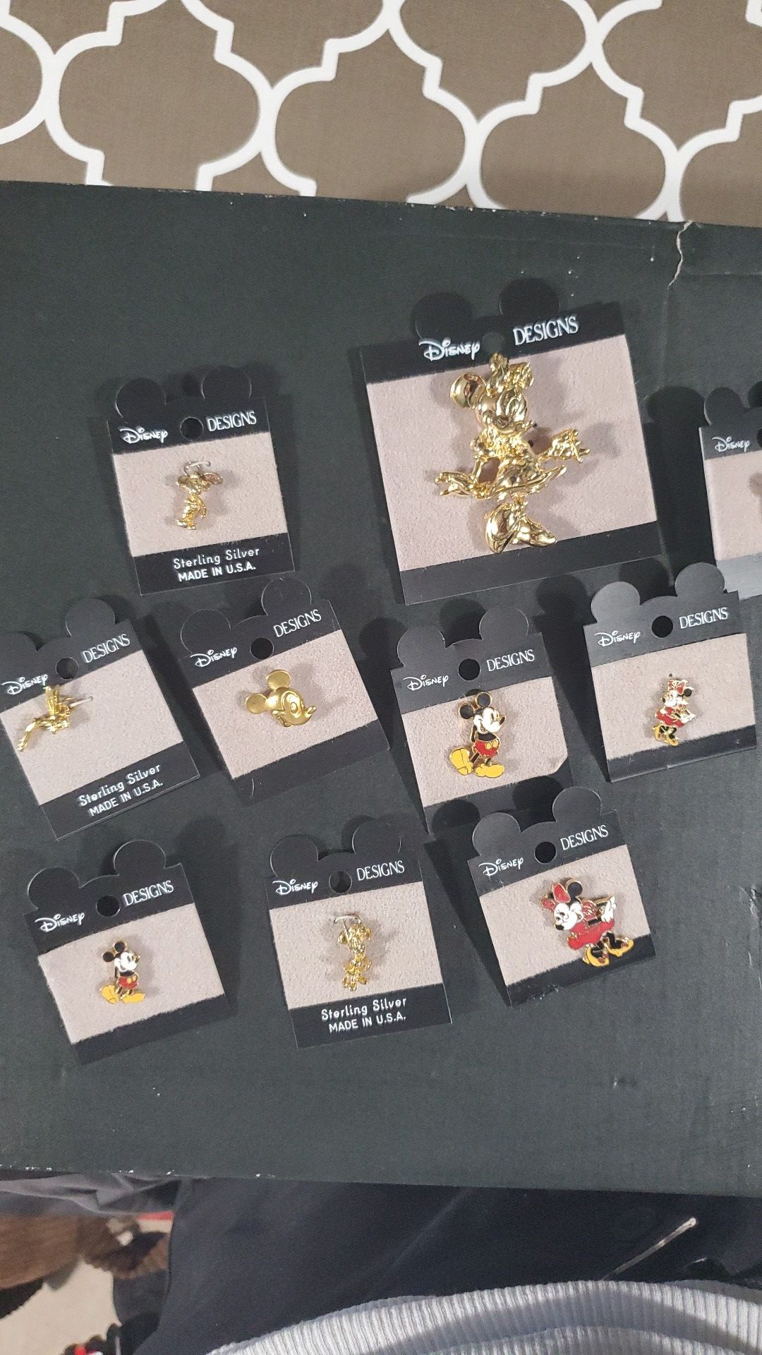Disney pins and charms