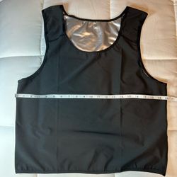 Sauna Shirt for Men, Short Sleeve Sweat Body Shaper (L)