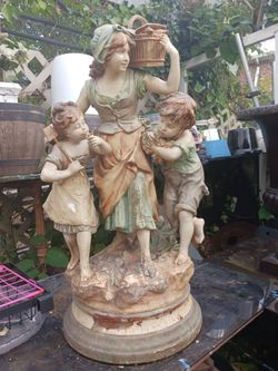 SCULPTURE Vintage. Metal. 28" tall