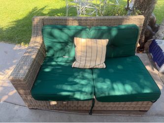 Wicker couch