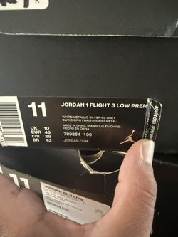 Used in good shape Jordan’s White With Grey Size 11