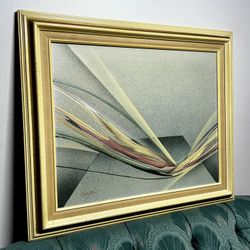 1980s abstract painting