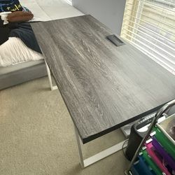 Gray/White Desk 