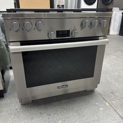 Miele Gas range 36’ 