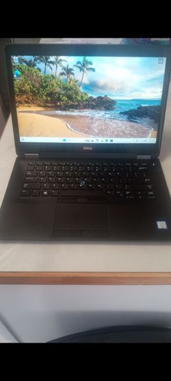 Dell Touchscreen E7470 latitude laptop computer 14 inch screen fast Intel I-5 sixth Gen windows 11 pro excellent condition