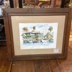 Vintage Print Lahaina Maui
