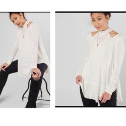 Free people cold shoulder tunic Xs