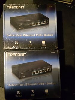 Trendnet 6 Port Fast Ethernet POE+ Switch