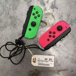 Nintendo Switch Joy-cons Neon Pink & Green