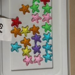 22 Poly Starfish Shells $.50