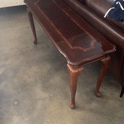 Cherry Wood Entry Table