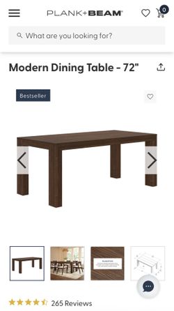 IN THE BOX- NRAND NEW DINING TABLE- Brushed Walnut