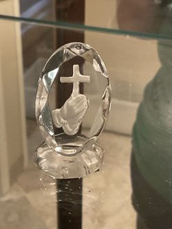 Cross praying hands