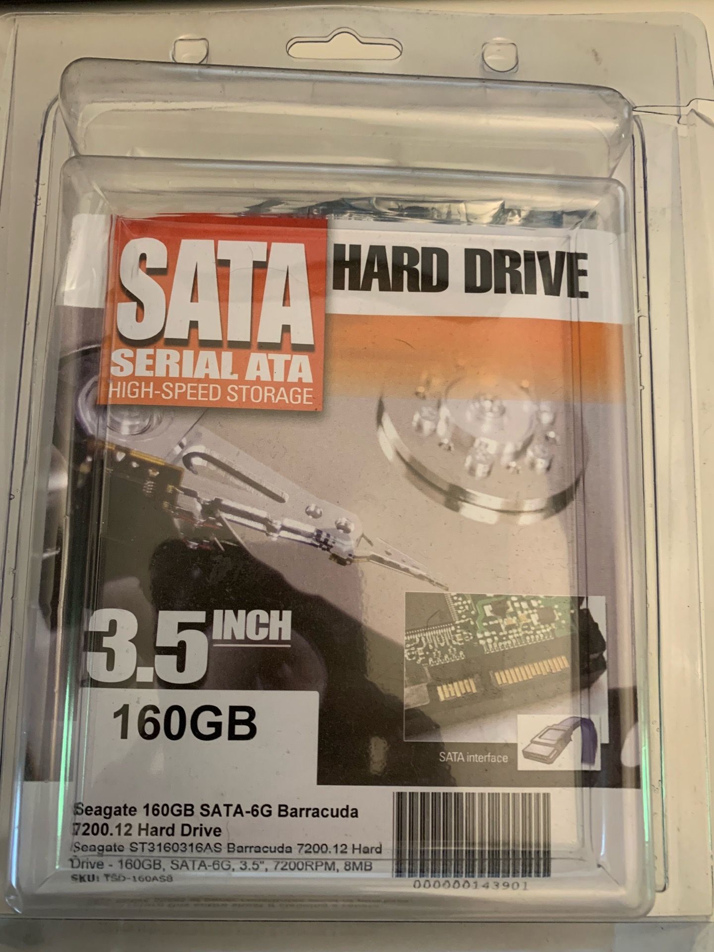 Sata serial ata hard drive