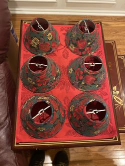 Christmas Shades for a light fixture 