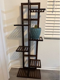 Brown Plant Stand