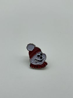 Supreme Snowman Pin Red FW21 Enamel Lapel Pin Authentic Brand New
