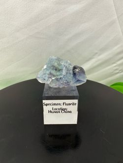 Rare Blue Cubic Fluorite
