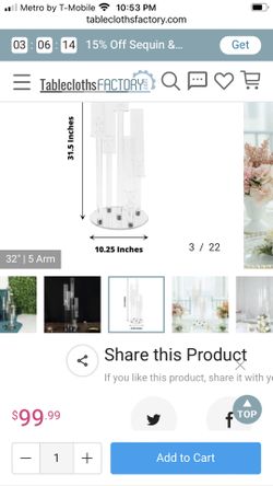 Clear Candelabra