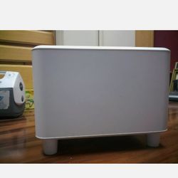 Vintage 10" High Powered Subwoofer High Quality White W/ Legs Audio