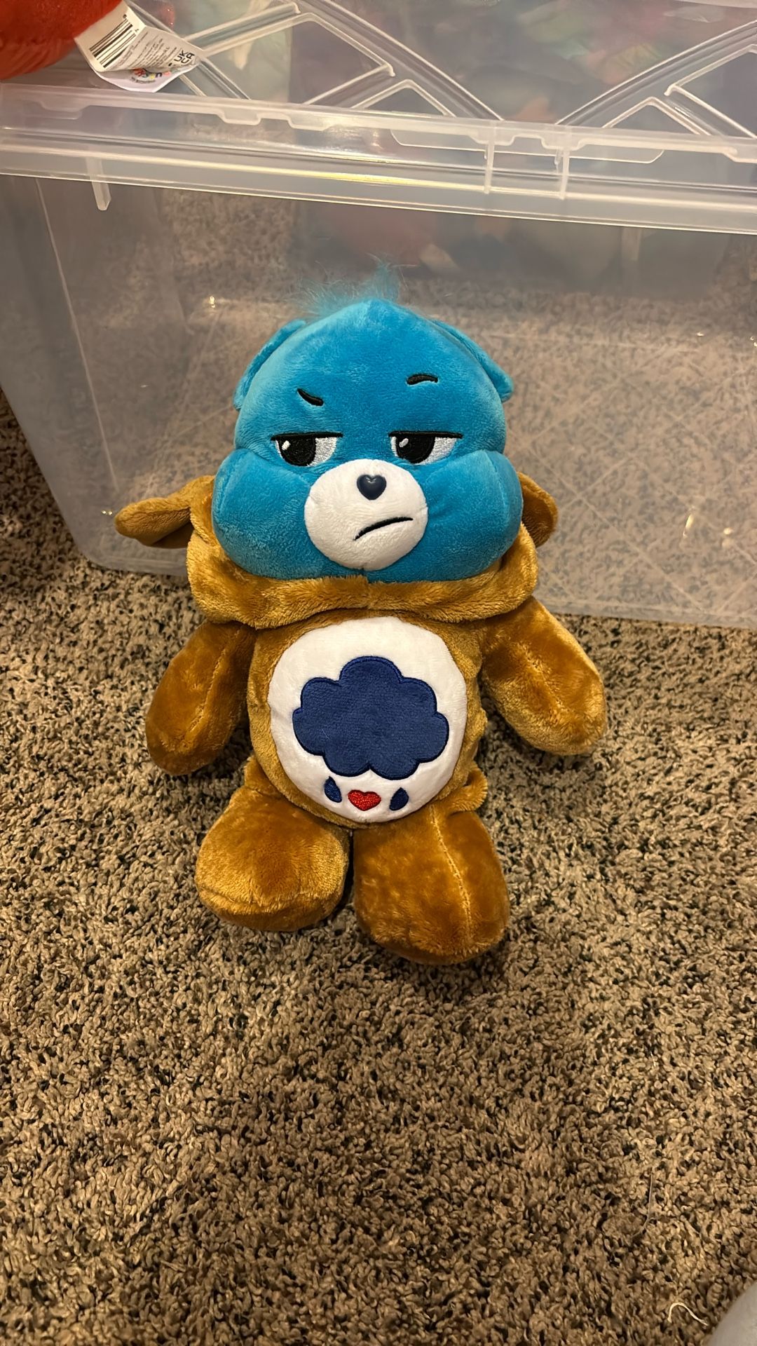 14” care Bears grumpy bear stuffed animal