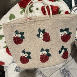 bolsa De Playa diseño Fresas 