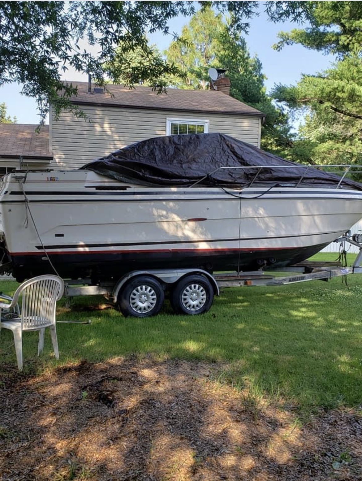 25ft Boat & Trailer