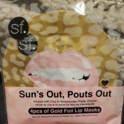 Gold Foil Lip Masks 4 pieces, SF Glow BEST OFFER