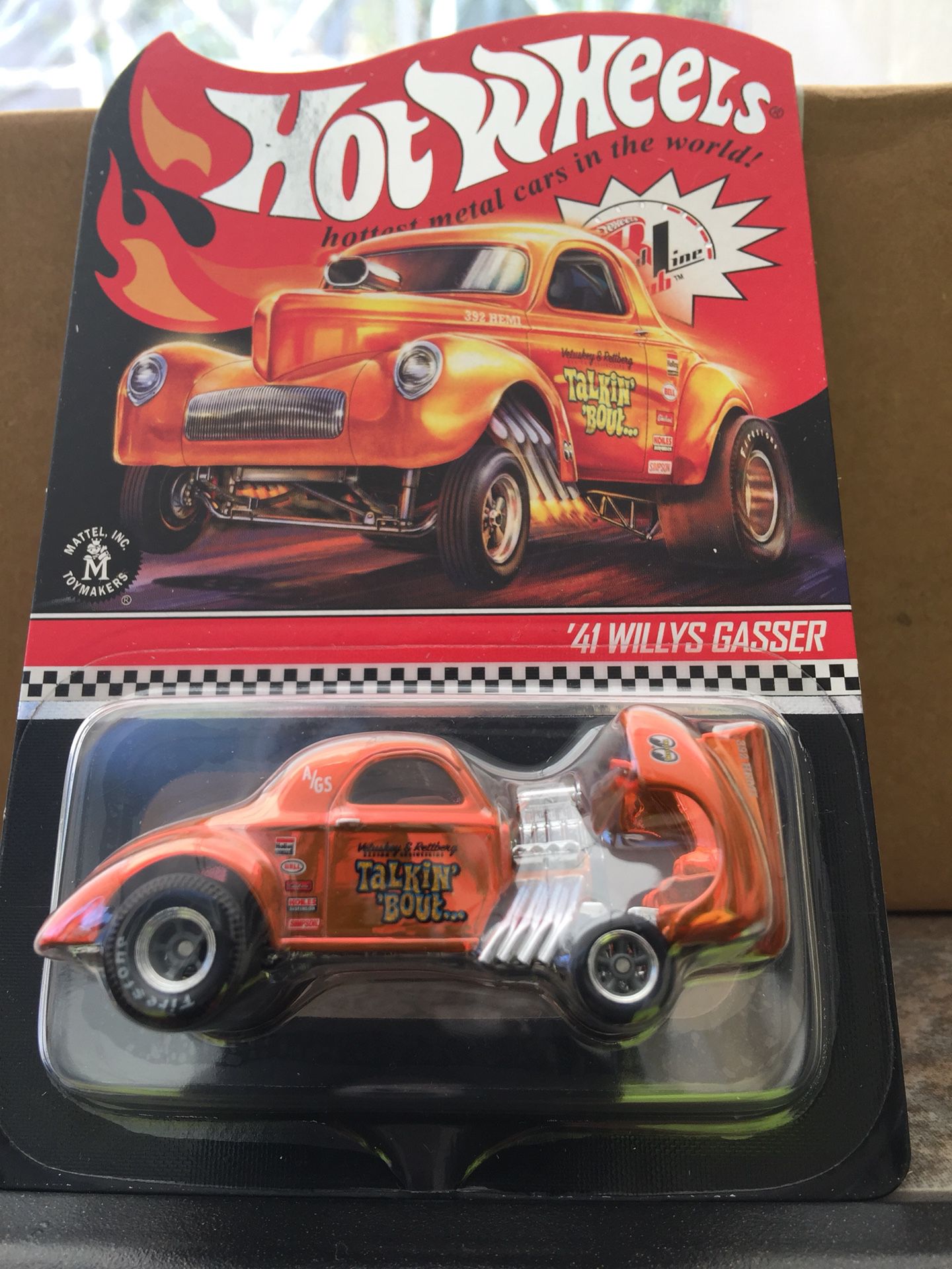 Hot Wheels/ RED LINE CLUB —‘41 WILLY’S GASSER