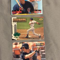 Tim Salmon 1994 Upper Deck Card Lot of 3 VG Condition CA Angels