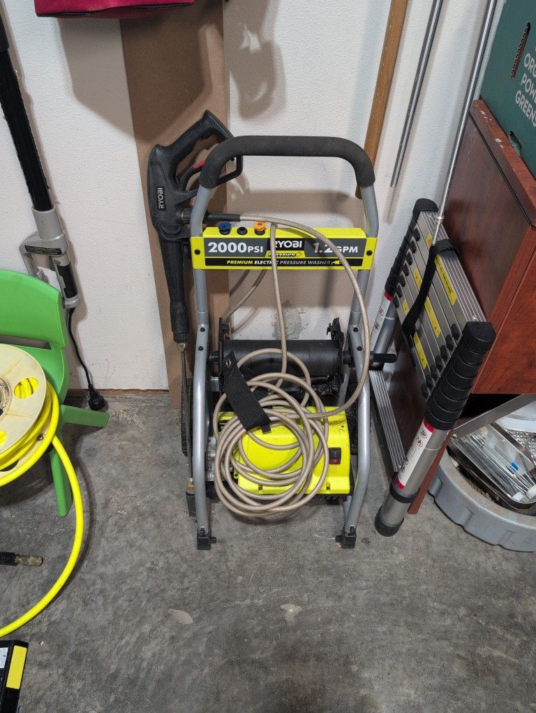 ryobi electrical pressure washer