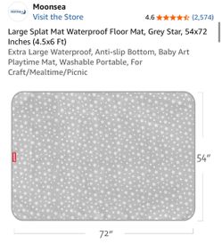 Large play mat 54x72