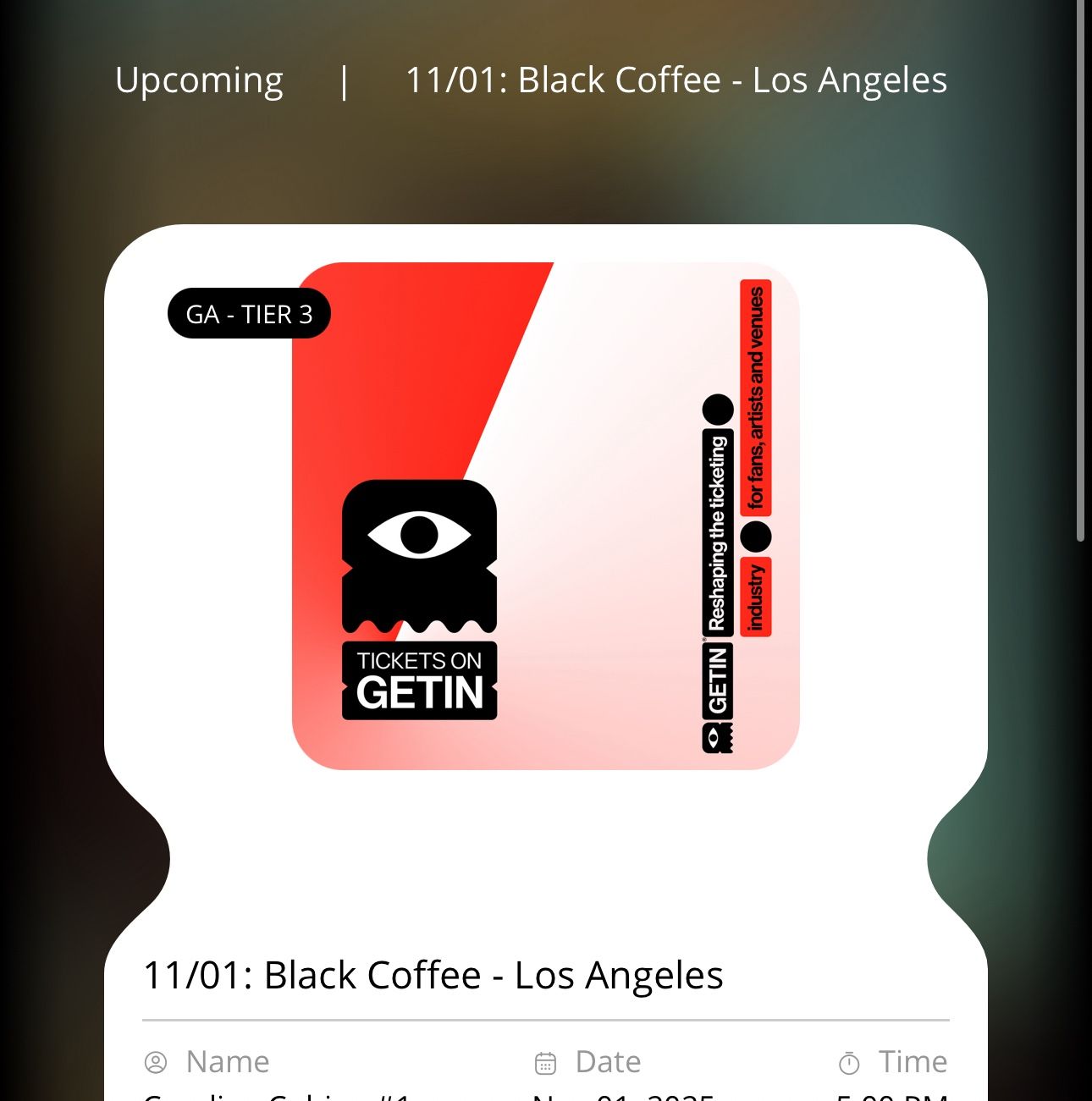 Black Coffee LA Tickets