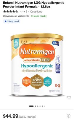 Enfamil Nutramigen LGG Hypoallergenic Infant Formula 12.6oz