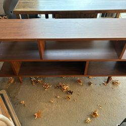 Shelf Credenza Sideboard Wood Tone