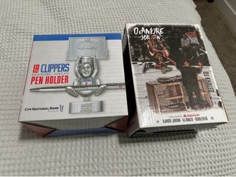 LA clipper x DJ Khalid bobble head and pen holder