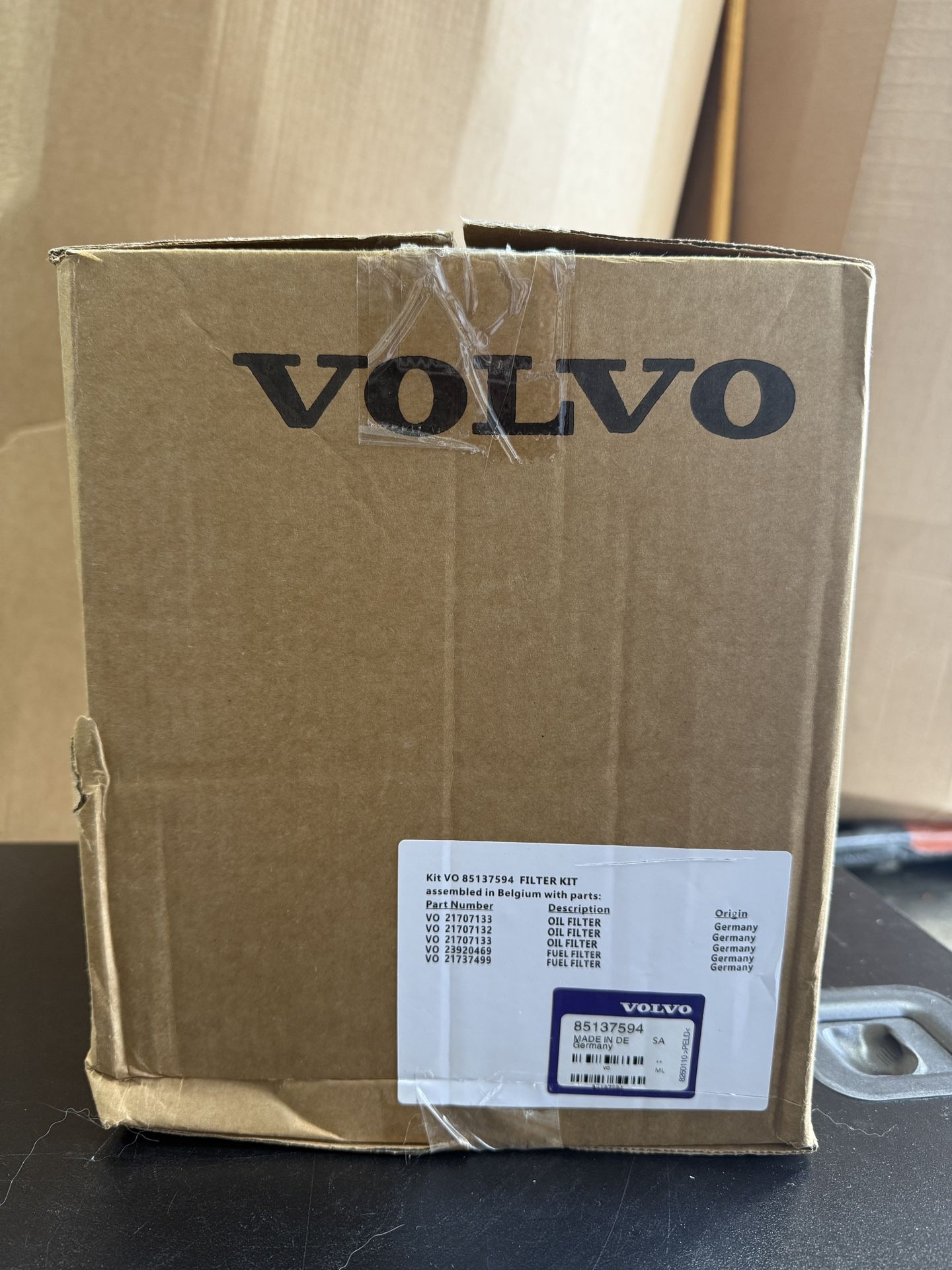 5 Pcs Engine Filter Kit Compatible With Volvo Truck 