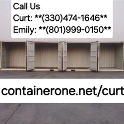 20 and 40 Ft Shipping Containers ON SALE! Conex, New And Used!  GREAT WARRANTY & Payment Plans!!