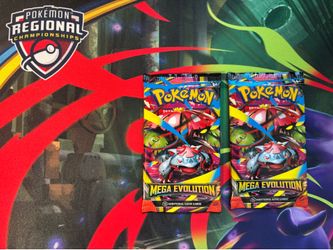 2x Pokémon Mega Evolution Booster Packs – Factory Sealed