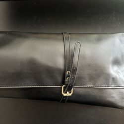 Black Roll-Up Organizer Bag with Straps & Accessories, adult toys