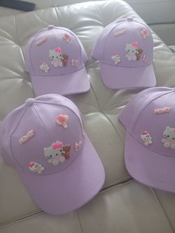 Lil Girl hello Kitty hats