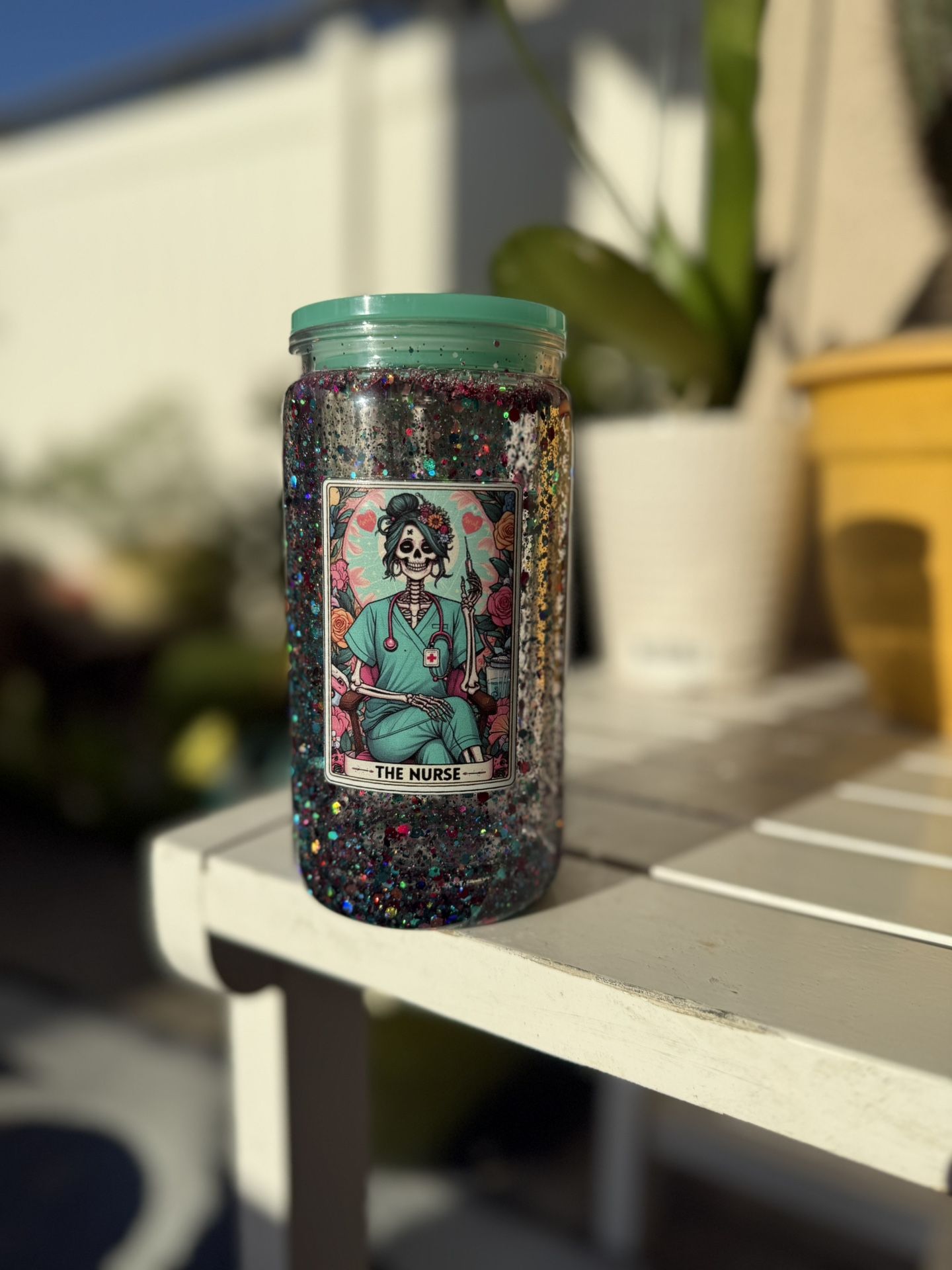 Nurse Glitter Cup